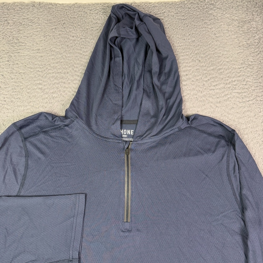Rhone Invictus Training 1/4 Zip Hoodie Mens 2XL Navy Performance Pullover